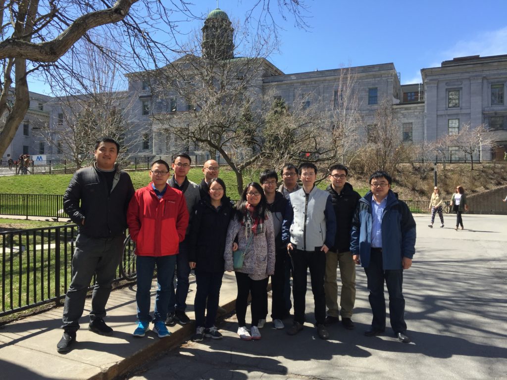 Group photo (McGill campus; 2016/04)